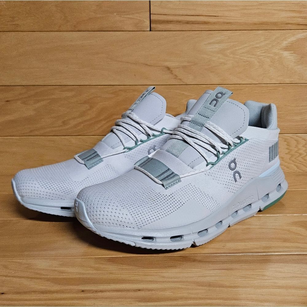 On Running Cloudnova Undyed White Glacier Running Shoe Sneaker 269788 - Picture 6 of 13
